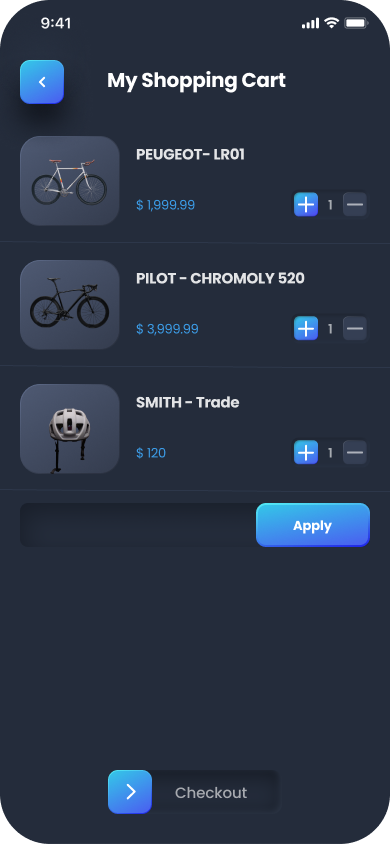 E-commerce App - Shopping Cart